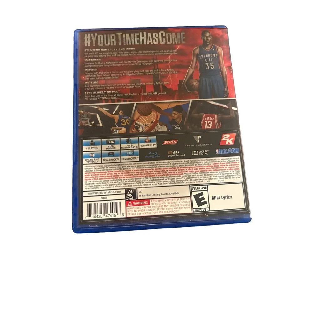 PS4‎ NBA 2K15 for Sony PlayStation Video Game Disk